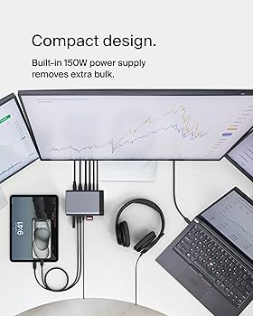 その他 belkin USB-C 11-in-1 pro GaN Dock 150W 11-in-1 Pro GaN USB-C Docking Station 150W | Belkin UK